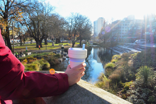 Reusable coffee cup