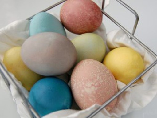 Dyed eggs